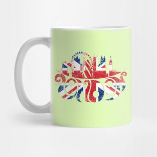 London Typography Flag Mug